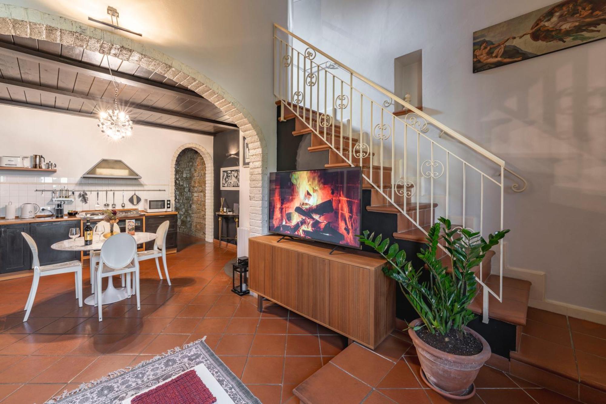 Elegant Penthouse In Santo Spirito Appartement Florence